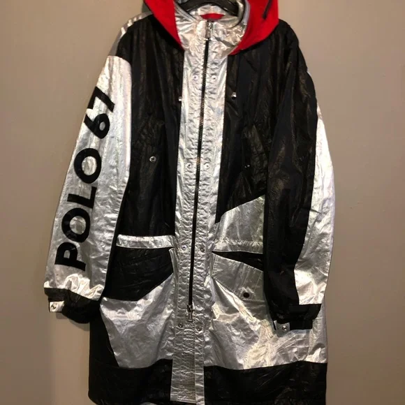 Limited edition metallic stadium P wing polo Ralph Lauren